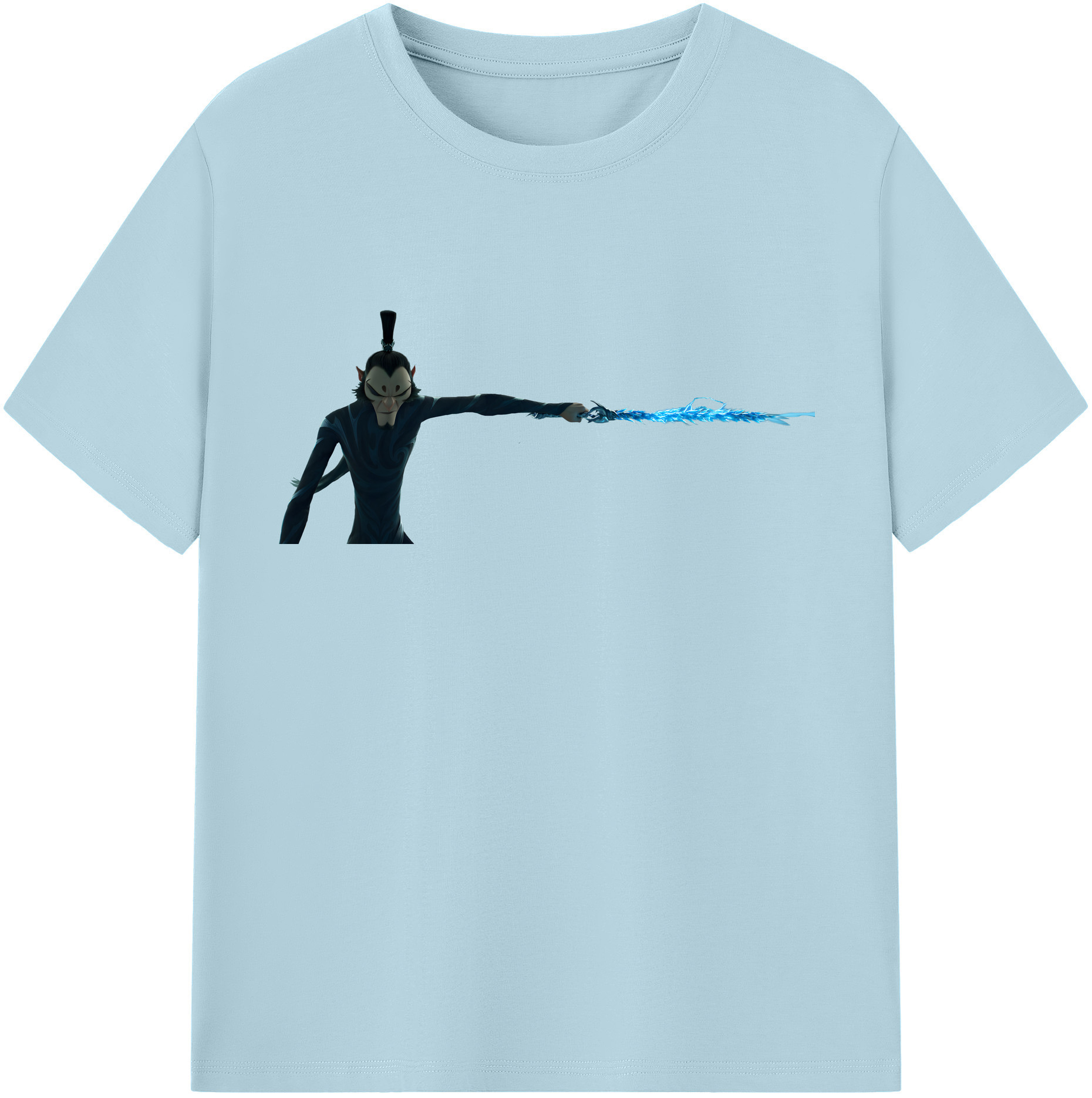 （画像用） Ne Zha 2 ナタ 魔童の大暴れ 綿100％半袖Tシャツ（フロントプリント）